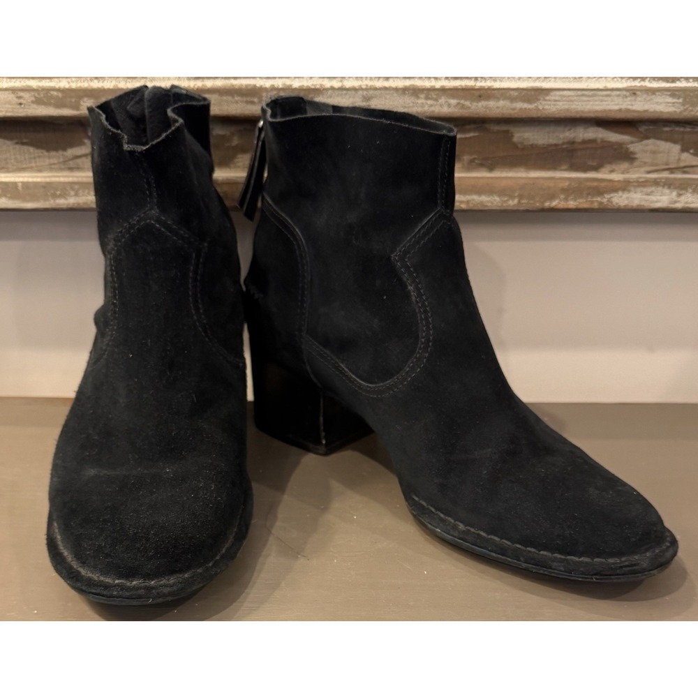 UGG Bandara Black Suede Ankle Boot Bootie Womens Size 10 (See Pictures)